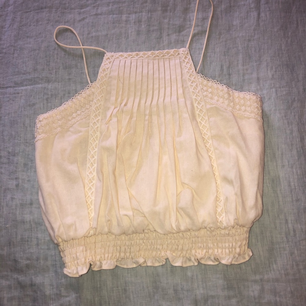 Moon River Cream Tank Top